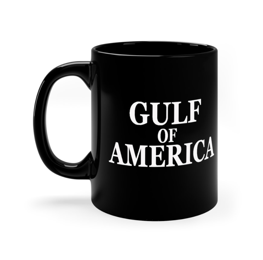 45-47 Gulf of America Black Mug