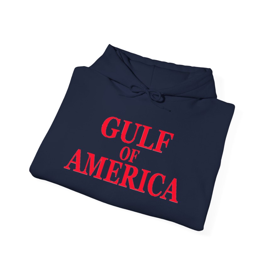 45-47 Gulf of America Navy Hoodie Shirt