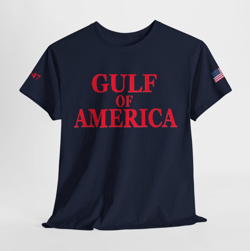 45-47 Gulf of America Navy T-Shirt