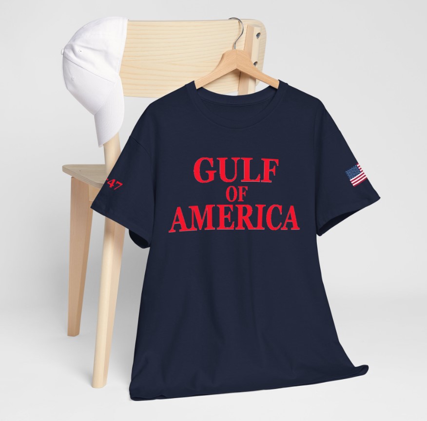 45-47 Gulf of America Navy T-Shirt