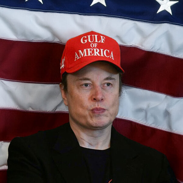 Elon Musk Wear Gulf Of America Hat