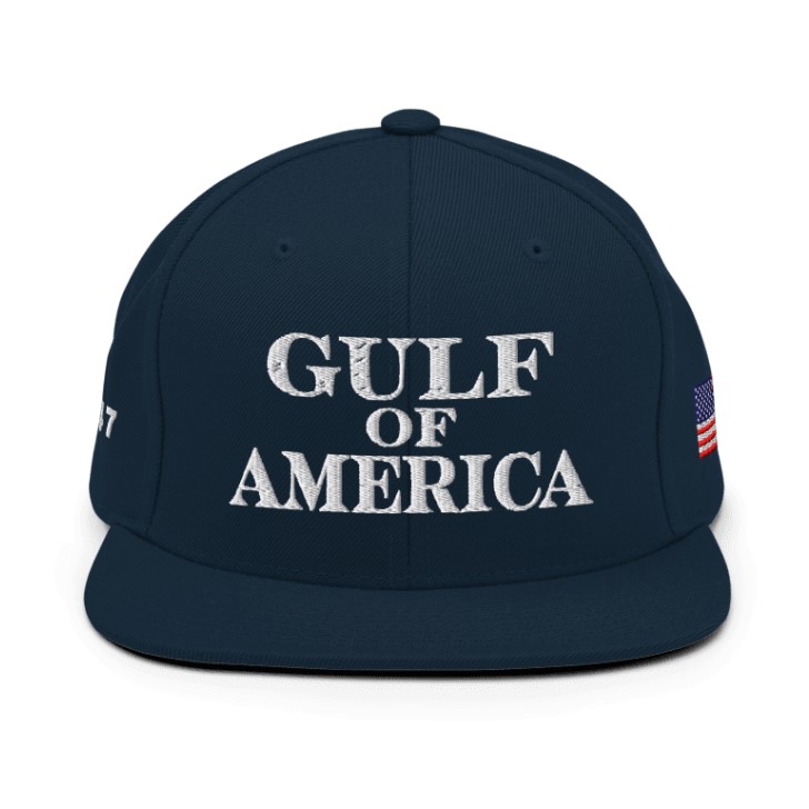 Gulf Of America Snapback Hat - Navy