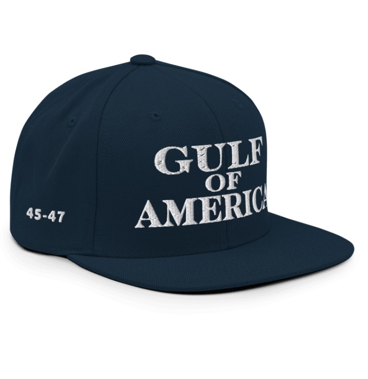 Gulf Of America Snapback Hat - Navy