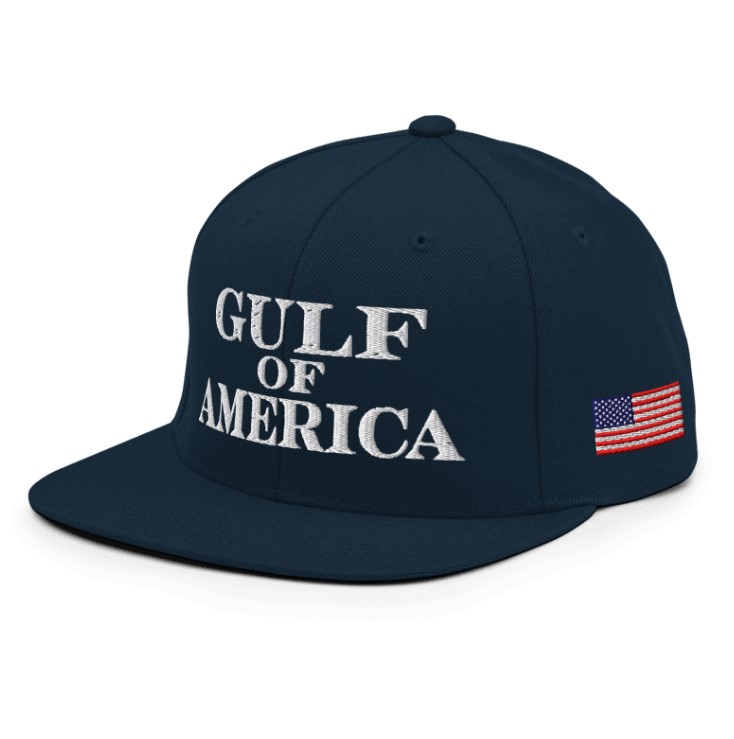 Gulf Of America Snapback Hat - Navy