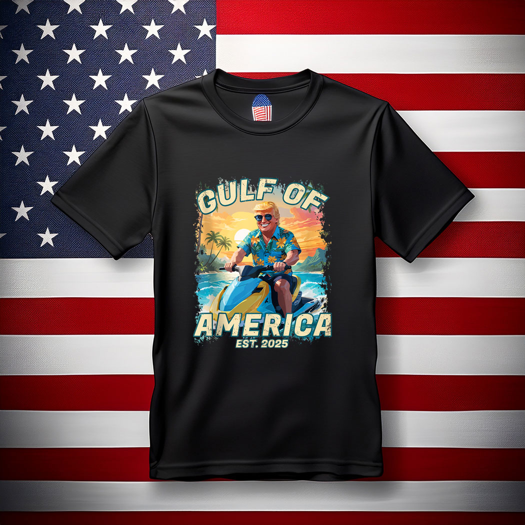 Gulf Of USA Patriotic Trump Jet Ski Vacation Gulf Of Mexico Shirt