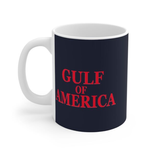Gulf of America Black 45-47 Mug
