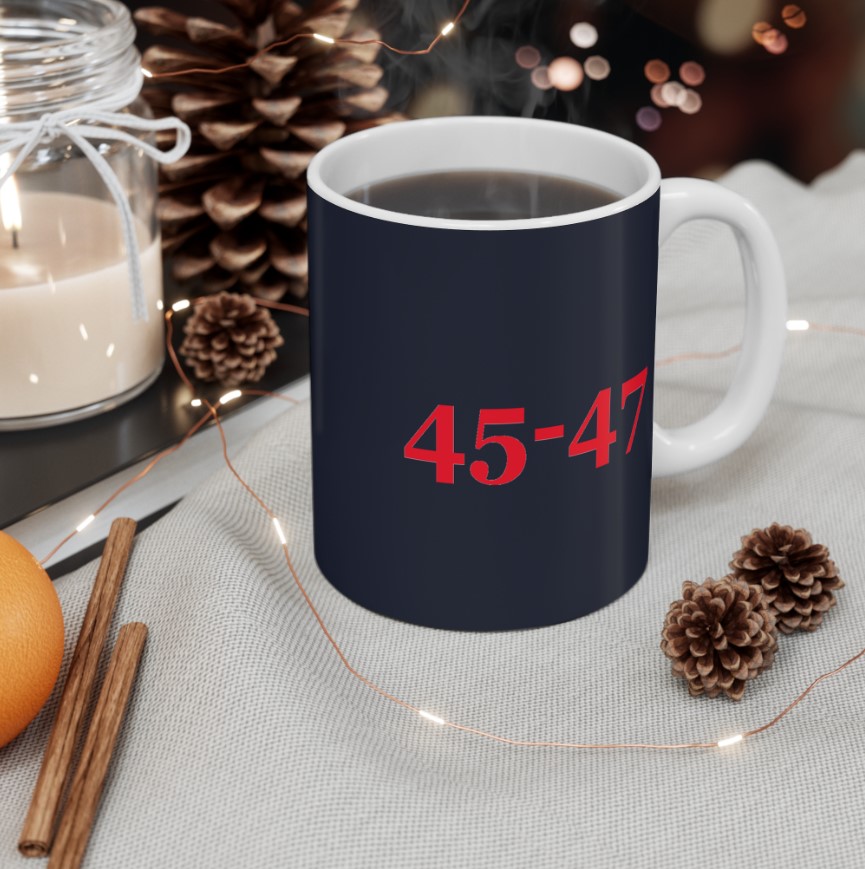 Gulf of America Black 45-47 Mug