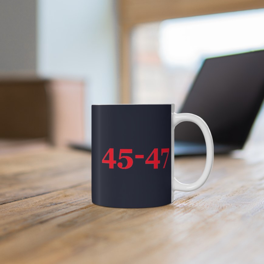 Gulf of America Black 45-47 Mug